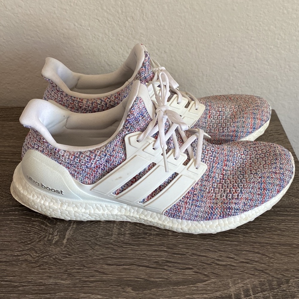 Adidas Ultraboost 4.0 white and multicolor